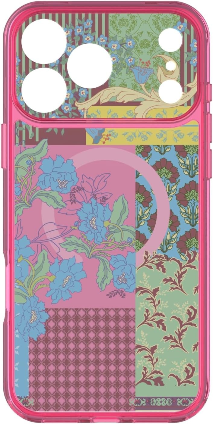image:imageOtterBox iPhone 1817 Pro Lumen Series Case BlackPink Floral Patchwork Design