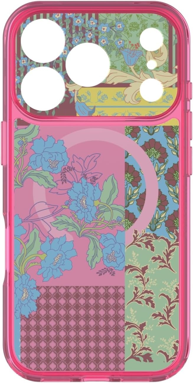 image:imageOtterBox iPhone 1817 Pro Lumen Series Case BlackPink Floral Patchwork Design