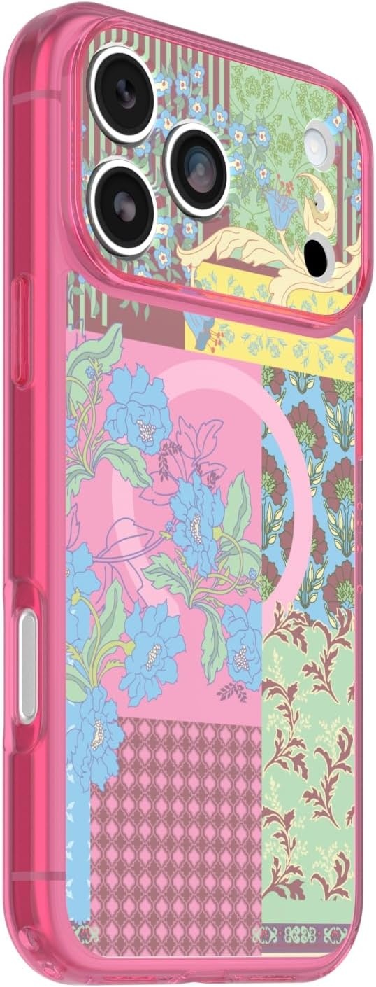 image:imageOtterBox iPhone 1817 Pro Lumen Series Case BlackPink Floral Patchwork Design