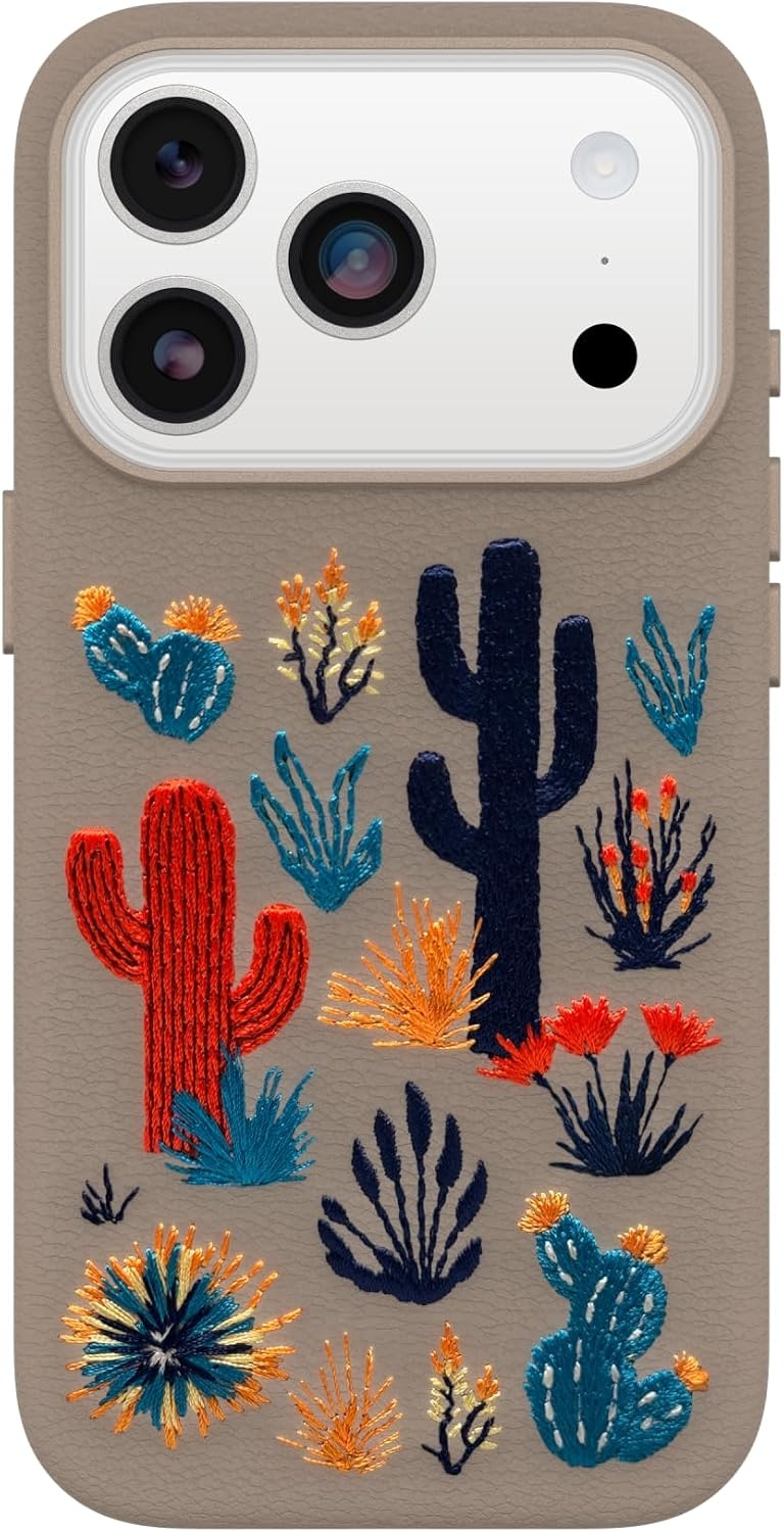 image:imageOtterBox iPhone 1817 Pro Max Symmetry Series Cactus Leather Case FloralCactus Garden Grey