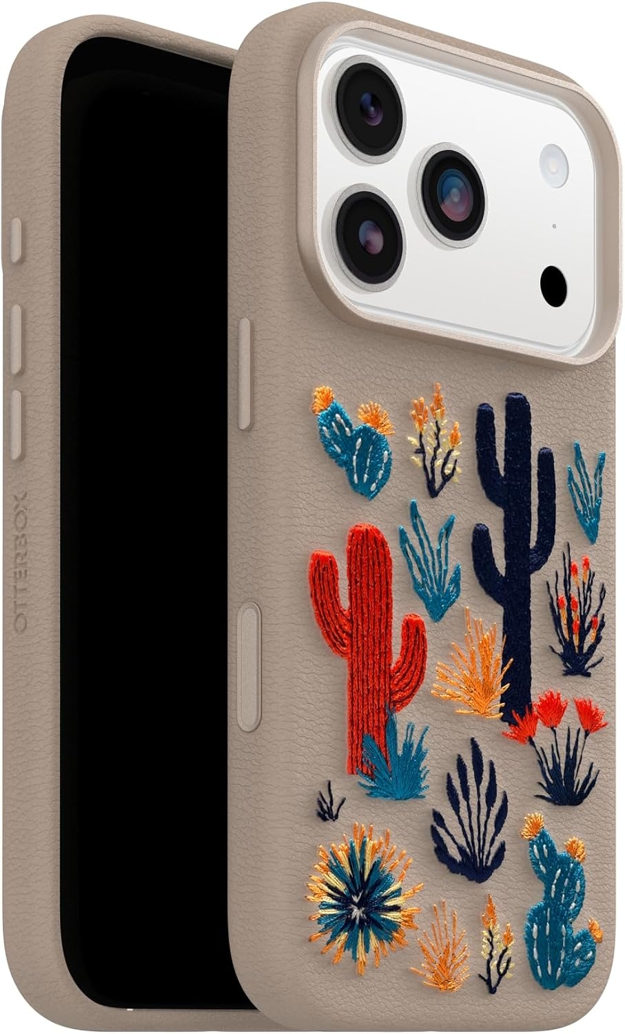 image:imageOtterBox iPhone 1817 Pro Max Symmetry Series Cactus Leather Case FloralCactus Garden Grey