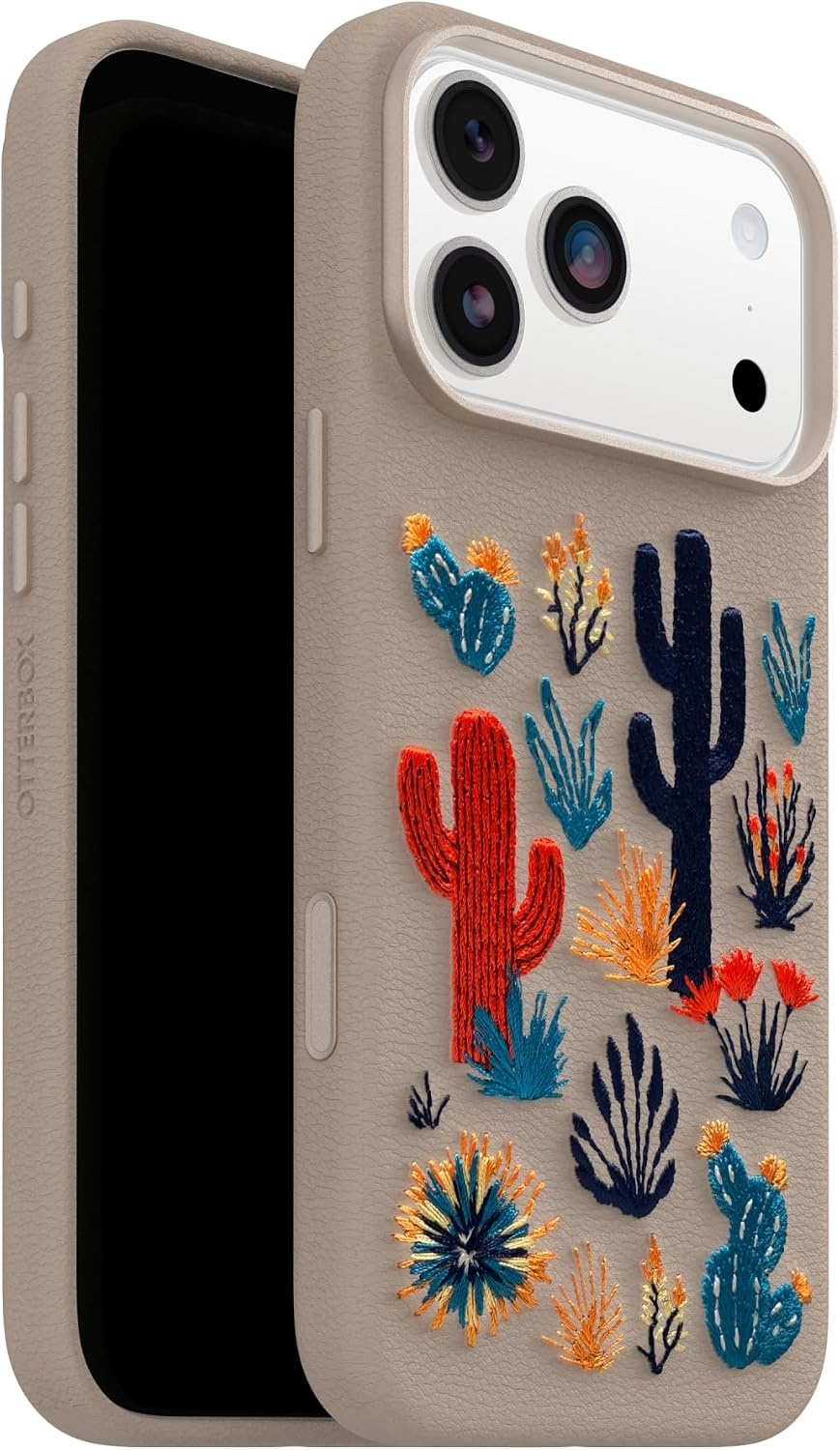 image:imageOtterBox iPhone 1817 Pro Max Symmetry Series Cactus Leather Case FloralCactus Garden Grey