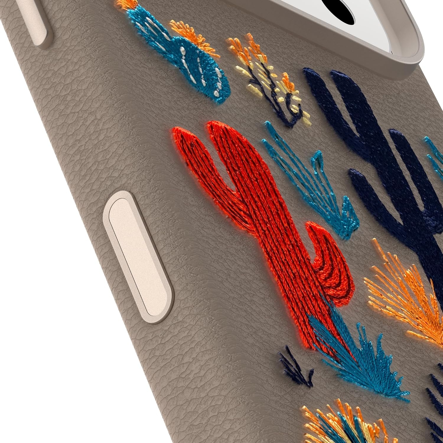 image:imageOtterBox iPhone 1817 Pro Max Symmetry Series Cactus Leather Case FloralCactus Garden Grey