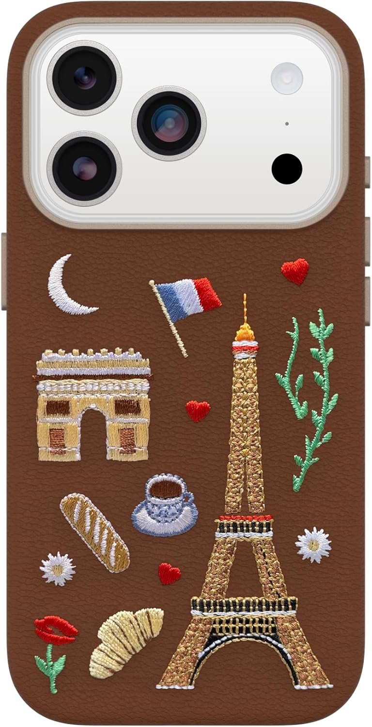 image:imageOtterBox iPhone 1817 Pro Max Symmetry Series Cactus Leather Case FloralCity of Love Brown