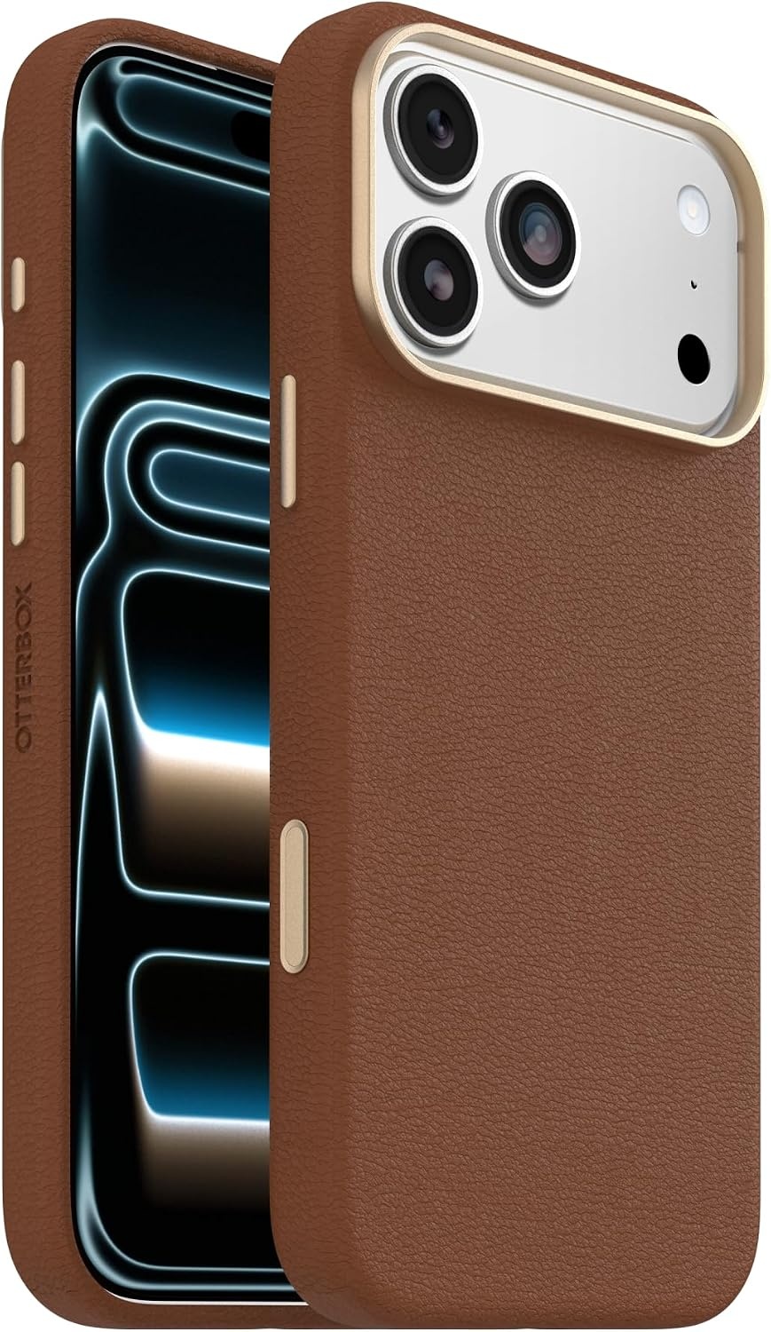 image:imageOtterBox iPhone 1817 Pro Max Symmetry Series Cactus Leather Case FloralDesert Saddle Brown