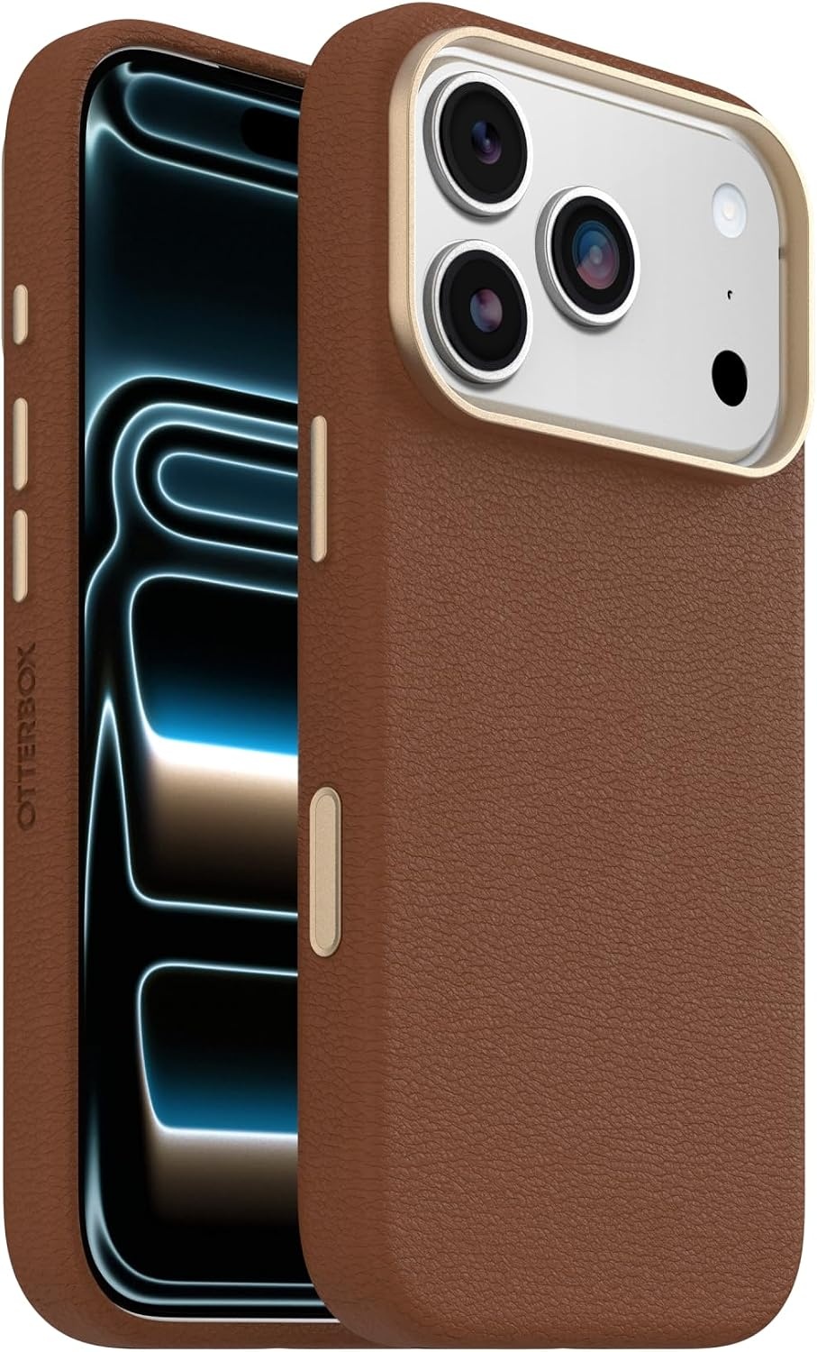 image:imageOtterBox iPhone 1817 Pro Max Symmetry Series Cactus Leather Case FloralDesert Saddle Brown