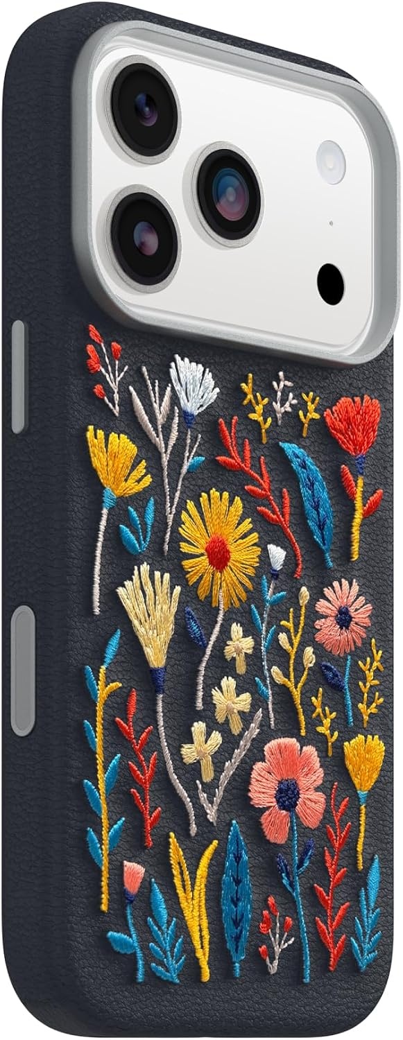 image:imageOtterBox iPhone 1817 Pro Max Symmetry Series Cactus Leather Case FloralEnchanted Garden Blue