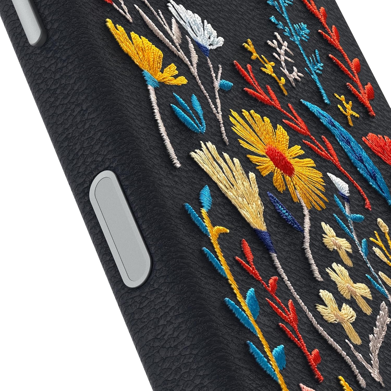 image:imageOtterBox iPhone 1817 Pro Max Symmetry Series Cactus Leather Case FloralEnchanted Garden Blue