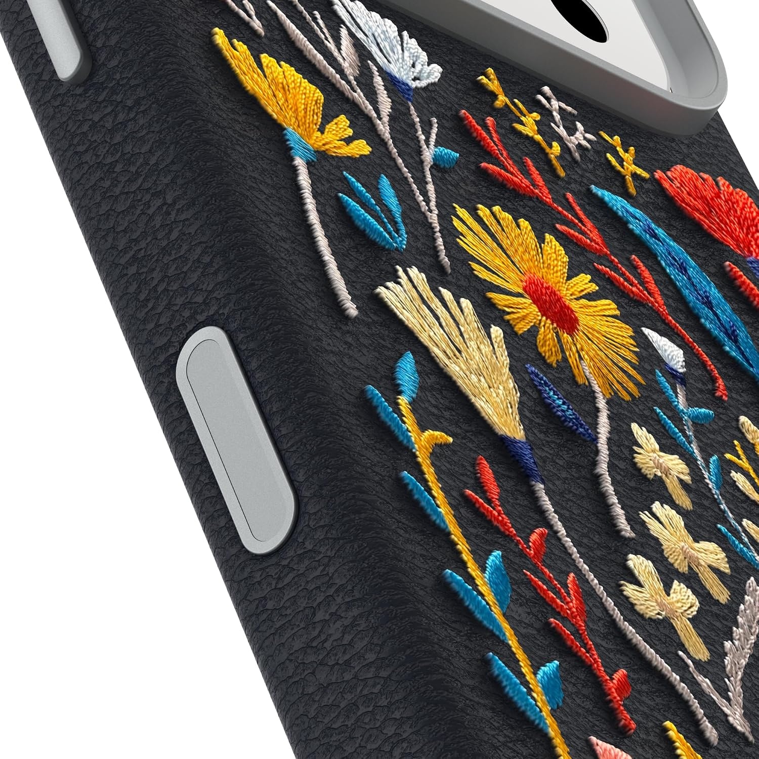 image:imageOtterBox iPhone 1817 Pro Max Symmetry Series Cactus Leather Case FloralEnchanted Garden Blue
