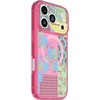 OtterBox iPhone 18/17 Pro Lumen Series Case – Black(Pink Floral Patchwork Design)