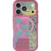 OtterBox iPhone 18/17 Pro Lumen Series Case – Black(Pink Floral Patchwork Design)