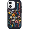 OtterBox iPhone 18/17 Pro Max Symmetry Series Cactus Leather Case – Floral(Enchanted Garden Blue)