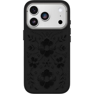 OtterBox iPhone 18/17 Pro Max Symmetry Series Cactus Leather Case – Floral(Black)