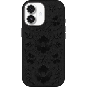 OtterBox iPhone 18/17 Pro Max Symmetry Series Cactus Leather Case – Floral(Ink Blossom)