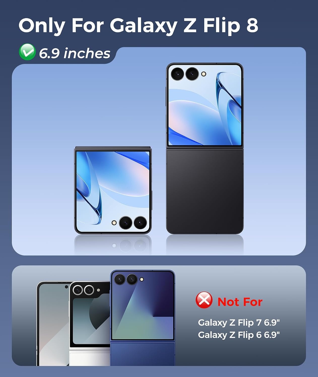image:imageFNTCASE for iPhone 16 Pro Max Case with 360 Spin Magnetic Stand BlackDeep Blue