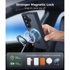 FNTCASE for iPhone 16 Pro Max Case with 360 Spin Magnetic Stand Black(Black)