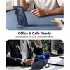 FNTCASE for iPhone 16 Pro Max Case with 360 Spin Magnetic Stand Black(Deep Blue)