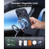 FNTCASE for iPhone 18 Pro /iPhone17 Pro Case with 360 Spin Magnetic Stand(Black)