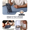 FNTCASE for iPhone 18 Pro /iPhone17 Pro Case with 360 Spin Magnetic Stand(Black)