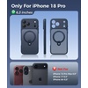 FNTCASE for iPhone 18 Pro /iPhone17 Pro Case with 360 Spin Magnetic Stand(Deep Blue)