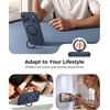 FNTCASE for iPhone 18 Pro /iPhone17 Pro Case with 360 Spin Magnetic Stand(Deep Blue)