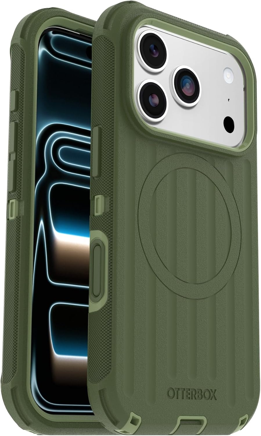 image:imageOtterBox iPhone 1817 Pro Defender Series Pro Case Adomania PurpleHalfwise Green