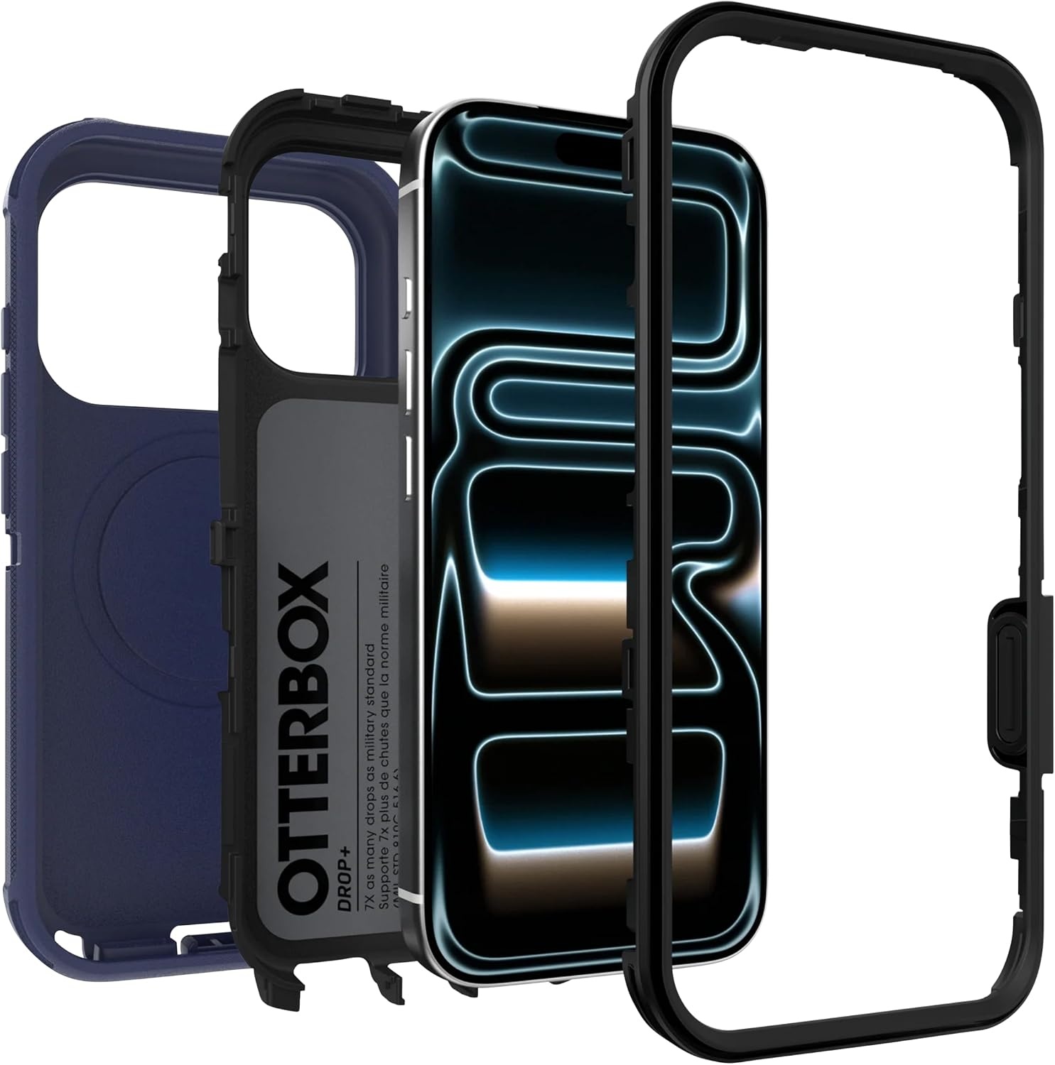image:imageOtterBox iPhone 1817 Pro Defender Series Pro Case Adomania PurpleNavy Night