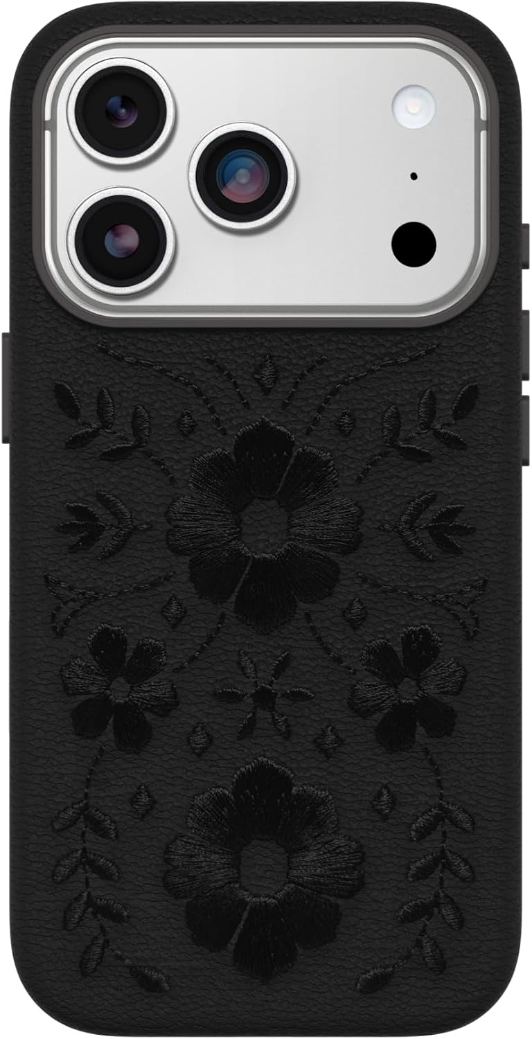image:imageOtterBox iPhone 1817 Pro Symmetry Series Cactus Leather Embroidery CaseBlack Ink Blossom