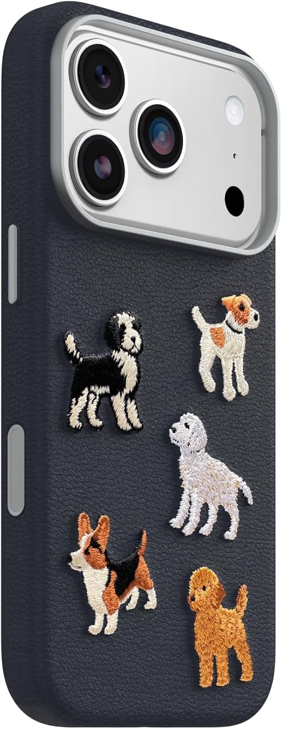 image:imageOtterBox iPhone 1817 Pro Symmetry Series Cactus Leather Embroidery CaseBlue Dog Pattern