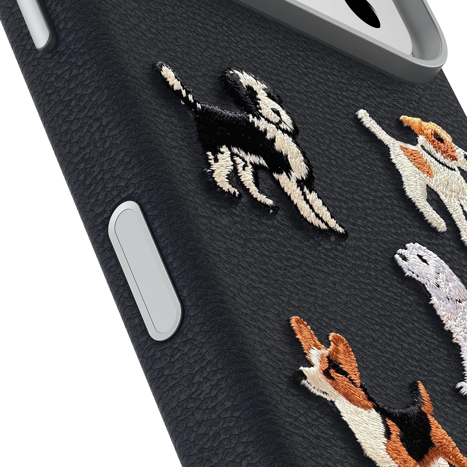 image:imageOtterBox iPhone 1817 Pro Symmetry Series Cactus Leather Embroidery CaseBlue Dog Pattern