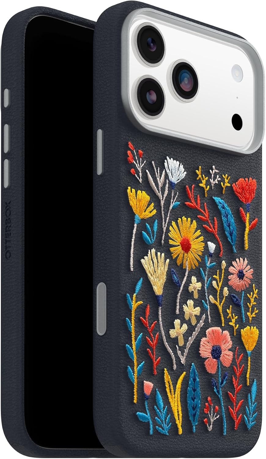 image:imageOtterBox iPhone 1817 Pro Symmetry Series Cactus Leather Embroidery CaseBlue Enchanted Garden