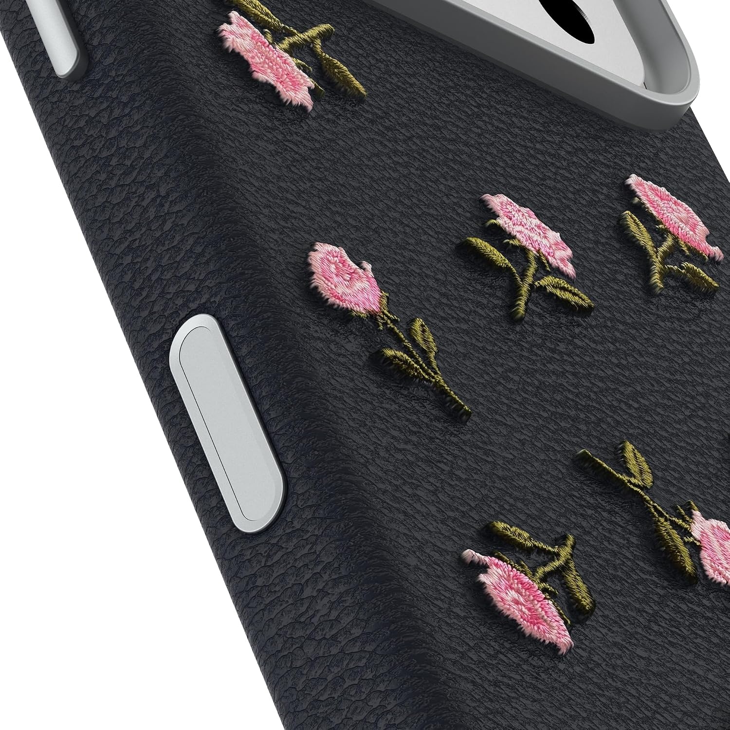 image:imageOtterBox iPhone 1817 Pro Symmetry Series Cactus Leather Embroidery CaseBlue Pink Floral