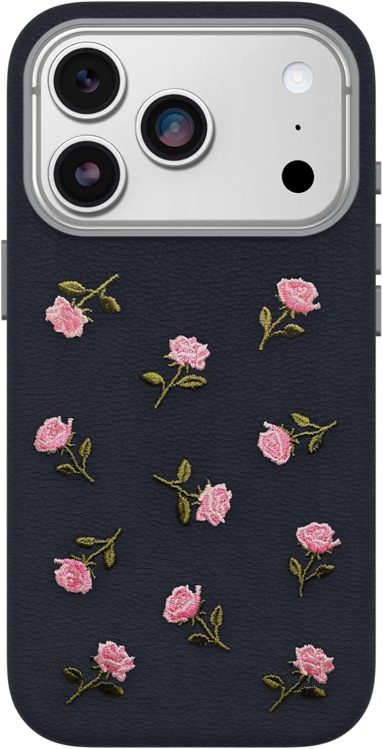 image:imageOtterBox iPhone 1817 Pro Symmetry Series Cactus Leather Embroidery CaseBlue Pink Floral