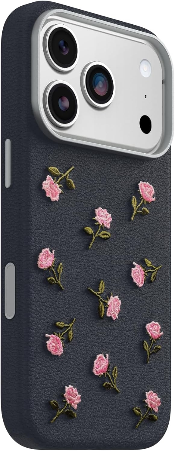 image:imageOtterBox iPhone 1817 Pro Symmetry Series Cactus Leather Embroidery CaseBlue Pink Floral