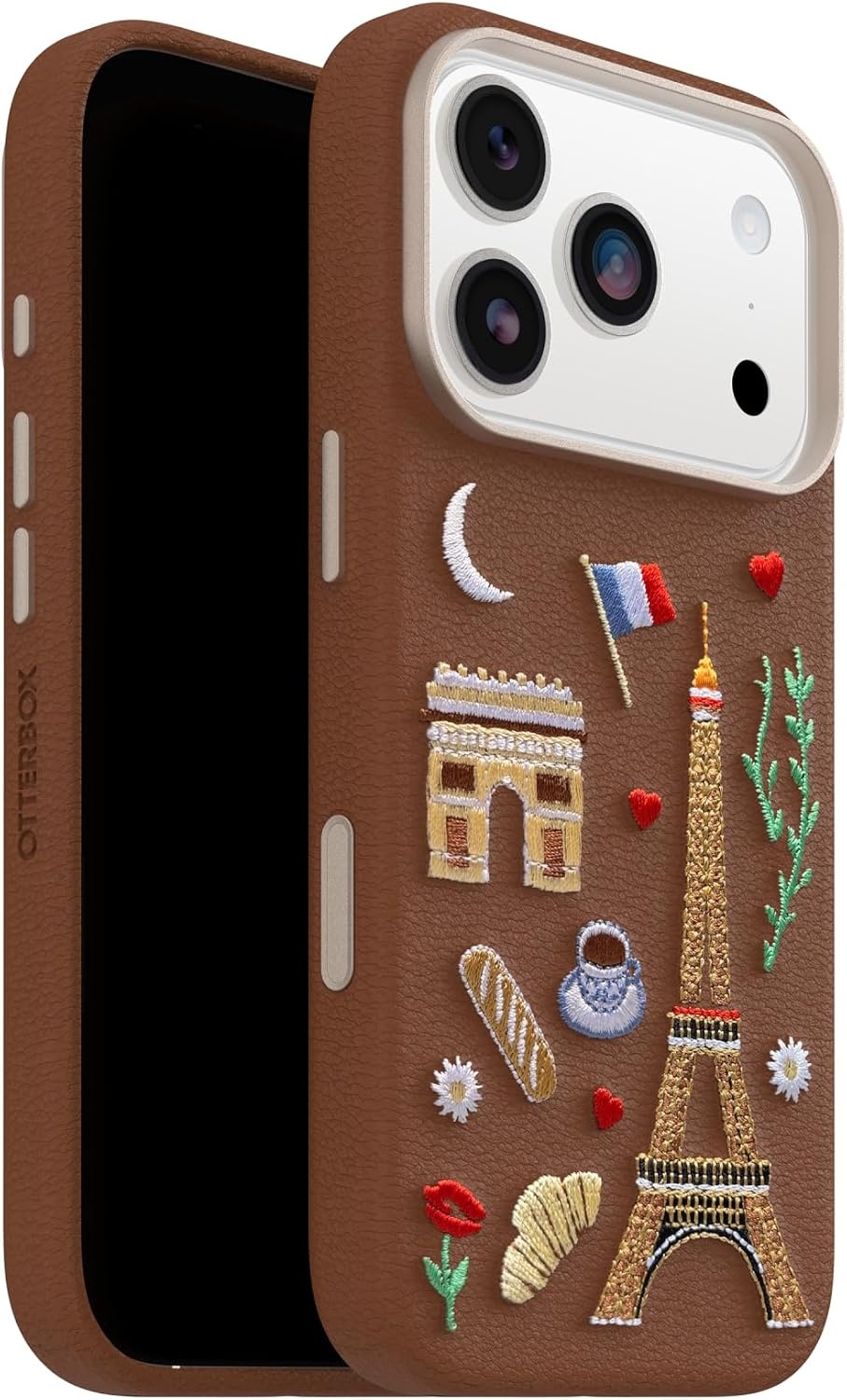 image:imageOtterBox iPhone 1817 Pro Symmetry Series Cactus Leather Embroidery CaseBrown City of Love