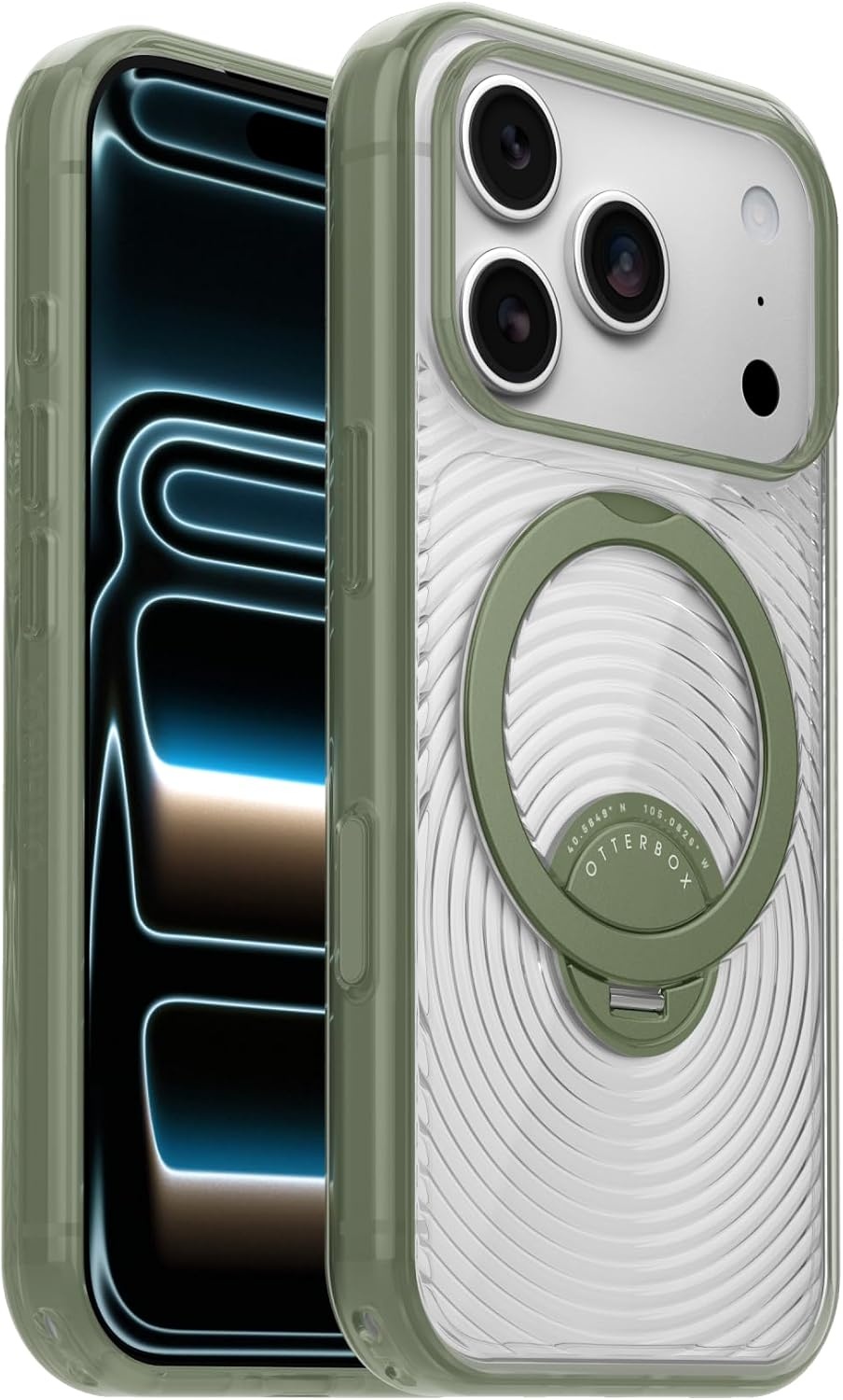 image:imageOtterBox iPhone 1817 Pro Symmetry Series Stand Case ClearPurpleCalyx