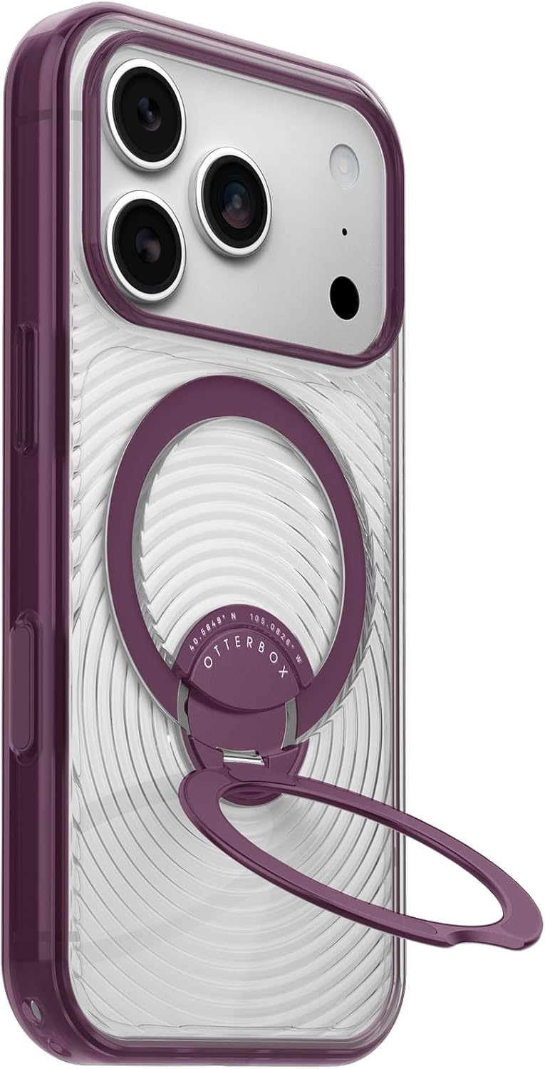 image:imageOtterBox iPhone 1817 Pro Symmetry Series Stand Case ClearPurpleVinum