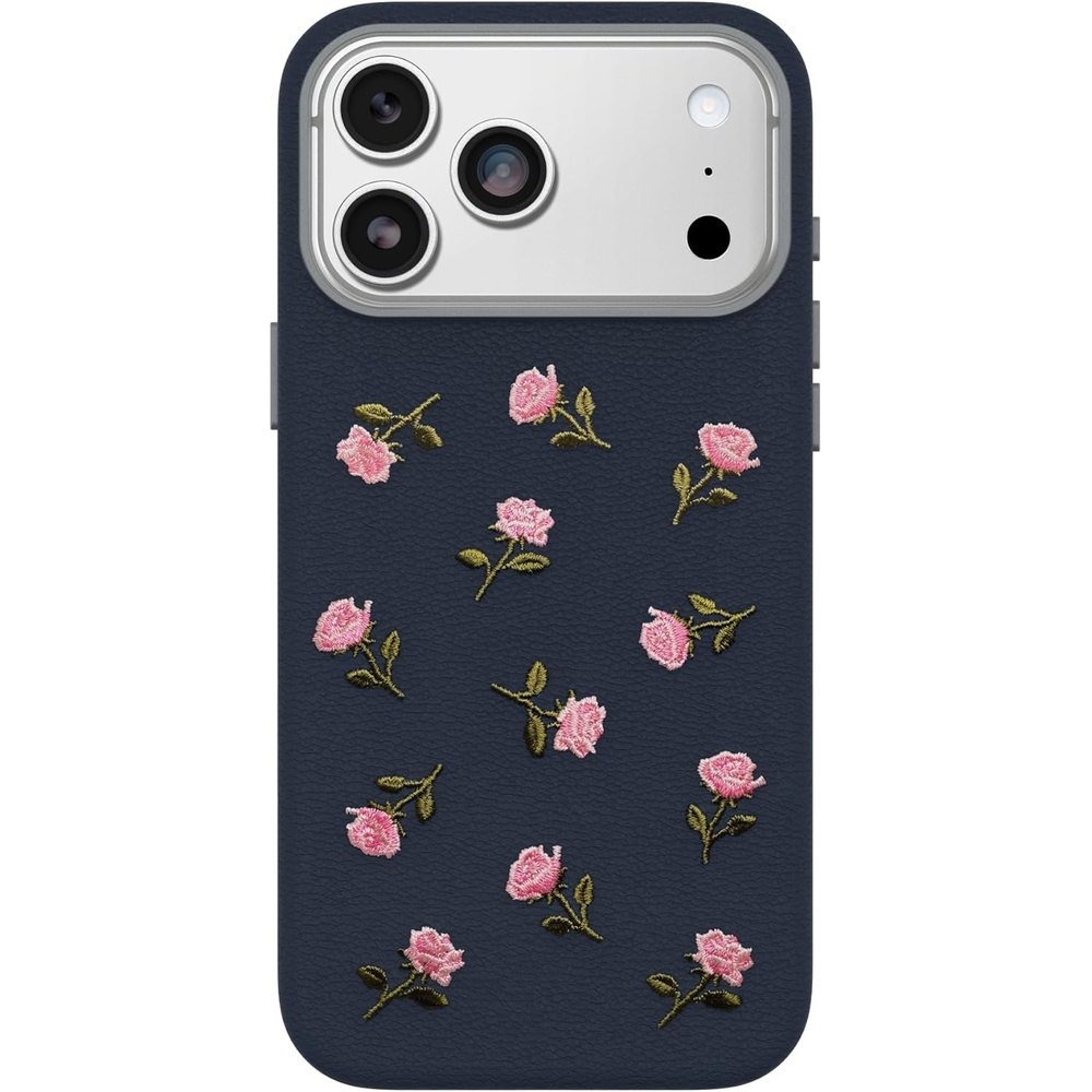 image:imageOtterBox iPhone 1817 Pro Symmetry Series Cactus Leather Embroidery CaseBlue Pink Floral