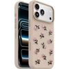 OtterBox iPhone 18/17 Pro Symmetry Series Cactus Leather Embroidery Case(Grey Pink Floral)