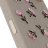 OtterBox iPhone 18/17 Pro Symmetry Series Cactus Leather Embroidery Case(Grey Pink Floral)