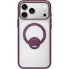 OtterBox iPhone 18/17 Pro Symmetry Series Stand Case – Clear/Purple(Vinum)