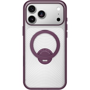 OtterBox iPhone 18/17 Pro Symmetry Series Stand Case – Clear/Purple(Vinum)